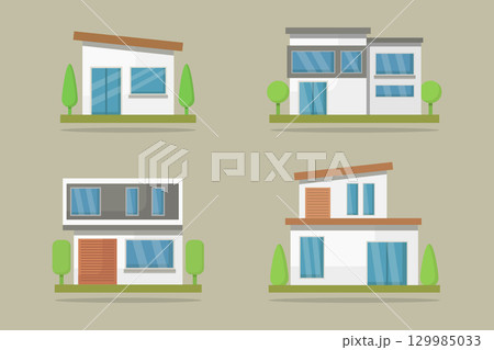 Modern house 129985033