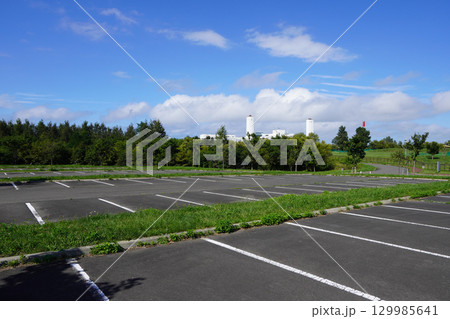 山口緑地の駐車場（札幌市手稲区） 129985641