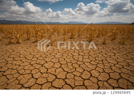 干ばつイメージ 129985695