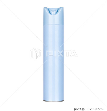 blue air freshener isolated on white background blue air freshener isolated on white background 129987785