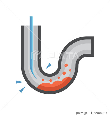Sanitation cleaning vector icon design. 129988083