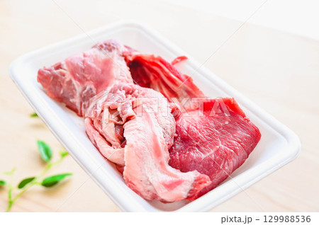 牛すじ肉 牛すじ肉 129988536