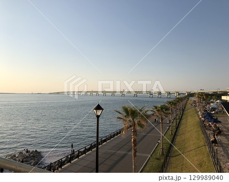 りんくうプレミアムアウトレットからの関西国際空港連絡橋 129989040