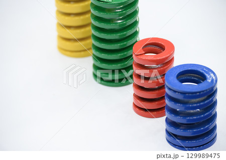 The multi-color mold and die coating spring standard spare parts. The multi-color mold and die coating spring standard spare parts. 129989475