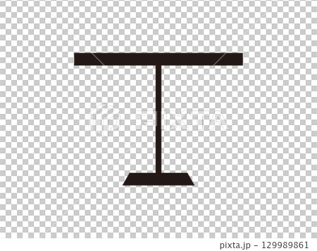 黑色表格圖示的插圖 黑色表格圖示的插圖 129989861