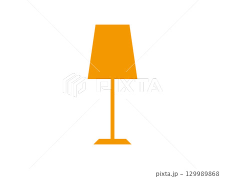 黄色のスタンドライトのアイコンのイラスト 黄色のスタンドライトのアイコンのイラスト 129989868