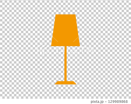 黄色のスタンドライトのアイコンのイラスト 黄色のスタンドライトのアイコンのイラスト 129989868
