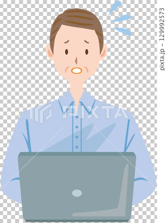 中老年人使用電腦困難 129992573