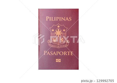 Philippines passport for travelling, flying and doing business. Philippines document Philippines passport for travelling, flying and doing business. Philippines document 129992705
