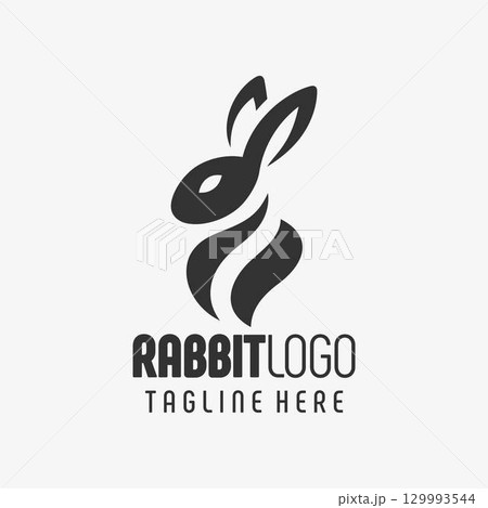 Noble Rabbit Strength Logo Designのイラスト素材 [129993544] - PIXTA