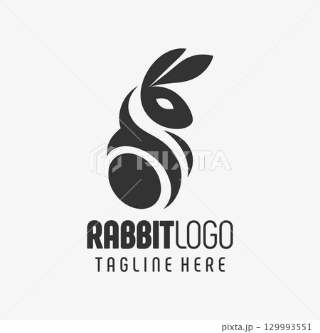 Timeless Rabbit Identity Logo Design 129993551