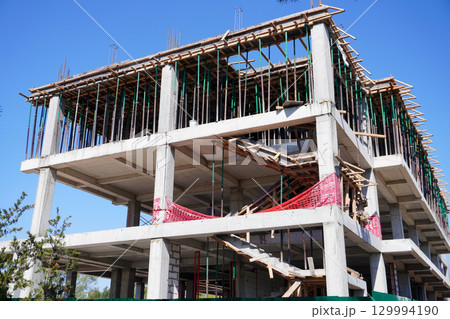 Construction Site Building Framework 129994190