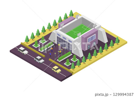 Isometric Stadium 129994387