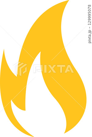 A vibrant yellow flame dances against a stark black background, embodying warmth and energy. A vibrant yellow flame dances against a stark black background, embodying warmth and energy. 129995078