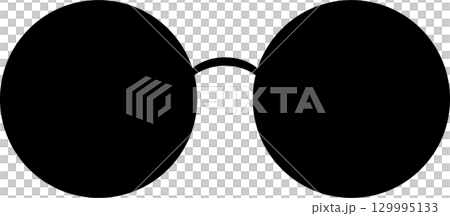 Complete darkness fills the frame, creating a stark and minimalist abstract presentation. 129995133