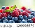 fresh berries background 129996679