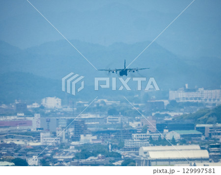 名古屋市から見た北部方面の航空機 名古屋市から見た北部方面の航空機 129997581