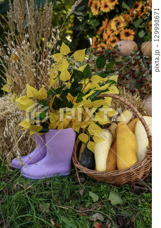 Light purple rubber boots. Light purple rubber boots. 129998671