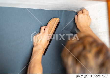 壁紙 クロス張り 内装工事 空気抜き シワ伸ばし 遊び 仮貼り 壁紙 クロス張り 内装工事 空気抜き シワ伸ばし 遊び 仮貼り 129999472