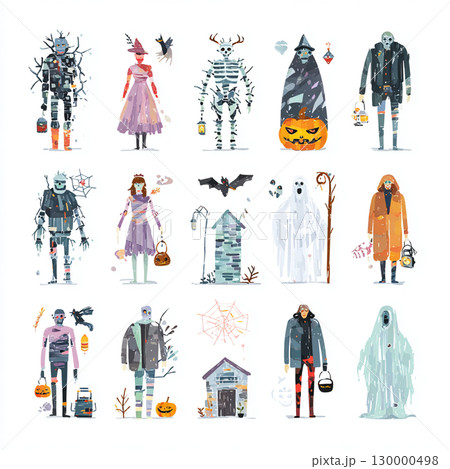 ハロウィンスティッカー 130000498