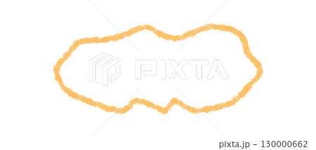 Chalk squiggle frame with organic border has a rough sketch outline. Badge and rectangle shape contour with empty space for text or label. Natural background for template or creative card. Chalk squiggle frame with organic border has a rough sketch outline. Badge and rectangle shape contour with empty space for text or label. Natural background for template or creative card. 130000662