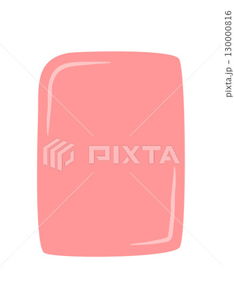 Hand drawn organic rectangle frame in pink. This fluid patch forms a unique textbox and abstract blob shape. Modern quote background, ideal as a minimal form for message or text display. 130000816