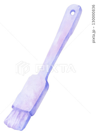 刷毛ブラシ 水彩イラスト PNG 透過背景 刷毛ブラシ 水彩イラスト PNG 透過背景 130000836