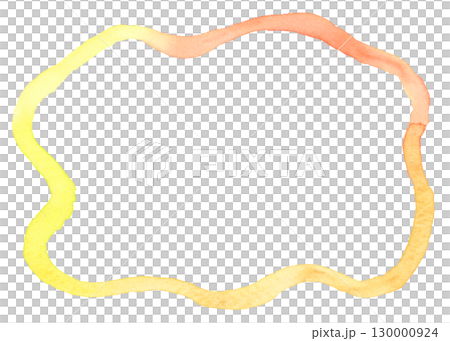 Watercolor frame (orange and yellow) Watercolor frame (orange and yellow) 130000924