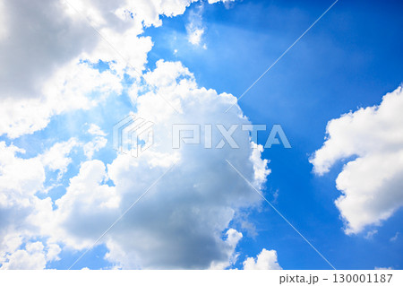 青空と白い雲 青空と白い雲 130001187