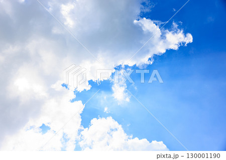 青空と白い雲 青空と白い雲 130001190