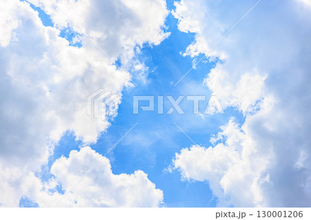 青空と白い雲 青空と白い雲 130001206