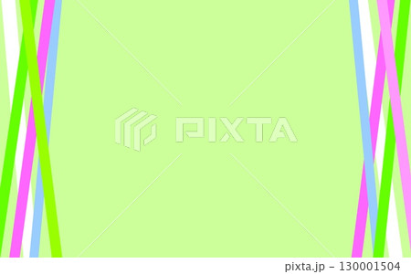 フレーム　ライン　パステルカラー　グリーン 130001504