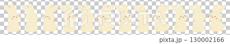 並んだうさぎのライン 130002166