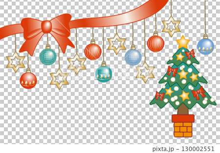 聖誕飾品和聖誕樹 130002551