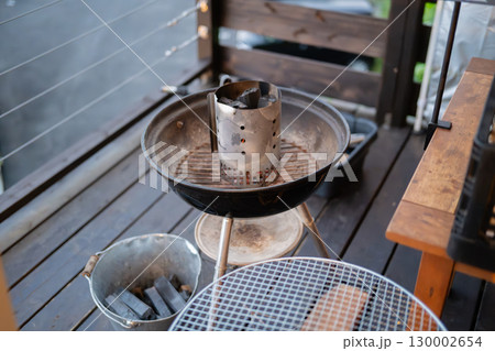 BBQ　グランピング　火起こし機 130002654