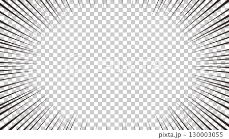 Concentrated lines, manga, effect lines background material 130003055