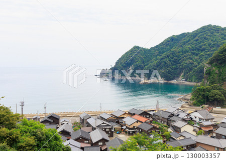 空の駅から眺める香美町の街並み(余部鉄橋) 空の駅から眺める香美町の街並み(余部鉄橋) 130003357