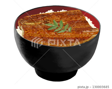 うな丼（黒赤椀） 130003685