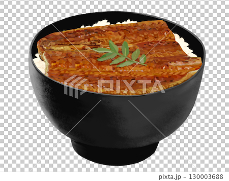 鰻魚蓋飯(黑碗) 鰻魚蓋飯(黑碗) 130003688