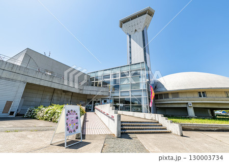 茨城県行方市　快晴の霞ヶ浦ふれあいランド 130003734