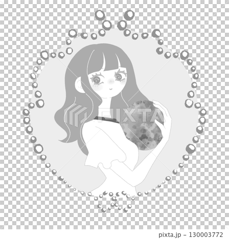 九星 Kigaku Rokuhaku Kinsei 圖像女人單色 九星 Kigaku Rokuhaku Kinsei 圖像女人單色 130003772