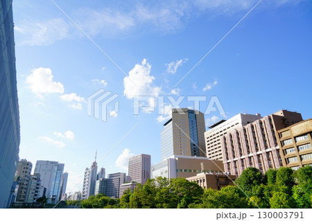 青空の順天堂大学や東京科学大学といった建物 青空の順天堂大学や東京科学大学といった建物 130003791