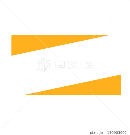斜めに目立つオレンジ色のチケット 文字なし 斜めに目立つオレンジ色のチケット 文字なし 130003902