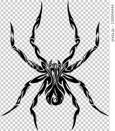 藝術部落蜘蛛標記插圖 130004444