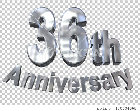 3DCG文字「36th Anniversary/36周年マークキラキラ」 3DCG文字「36th Anniversary/36周年マークキラキラ」 130004669