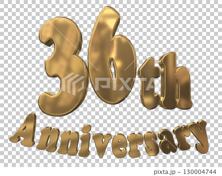 3DCG文字“36週年/36週年紀念馬克·斯帕克” 3DCG文字“36週年/36週年紀念馬克·斯帕克” 130004744