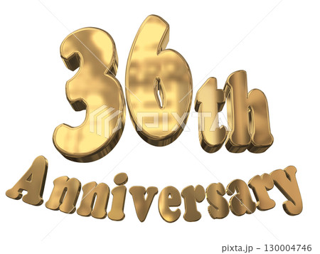 3DCG文字「36th Anniversary/36周年マークキラキラ」 3DCG文字「36th Anniversary/36周年マークキラキラ」 130004746