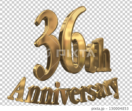 3DCG文字「36th Anniversary/36周年マークキラキラ」 3DCG文字「36th Anniversary/36周年マークキラキラ」 130004853