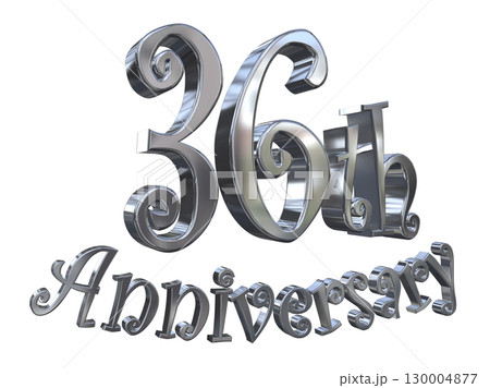 3DCG文字「36th Anniversary/36周年マークキラキラ」 3DCG文字「36th Anniversary/36周年マークキラキラ」 130004877