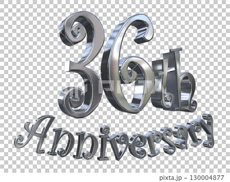 3DCG文字「36th Anniversary/36周年マークキラキラ」 3DCG文字「36th Anniversary/36周年マークキラキラ」 130004877